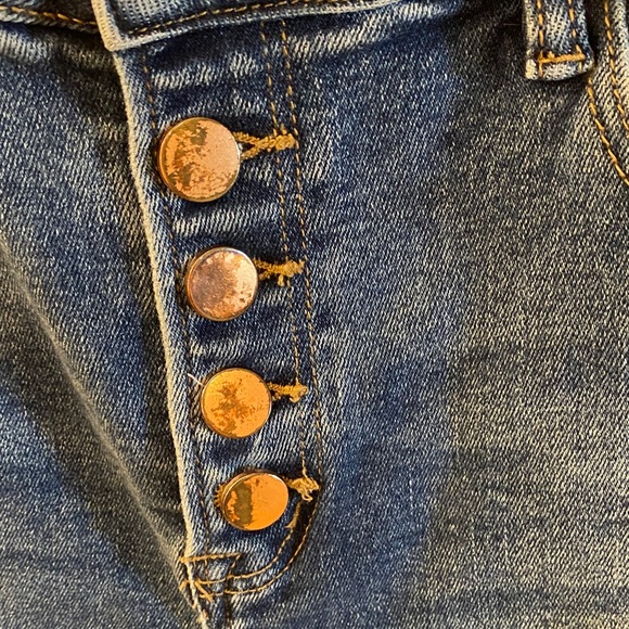 Altar'd State High Rise Blue Jeans - Picture 3 of 6